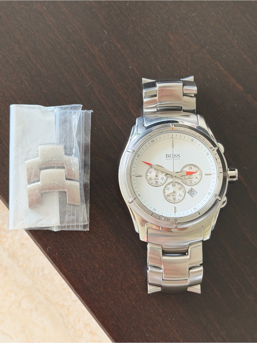 Hugo BOSS Men’s Watch All Stainless Steel Like New!